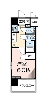 エスリード中之島SOUTHの物件間取画像